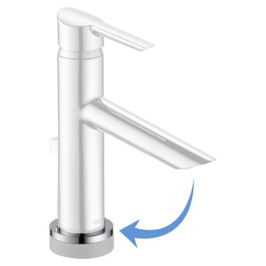 Click here to see Delta RP78258 Delta RP78258 Compel Round-Shaped Single-Hole Escutcheon with Gasket, Chrome