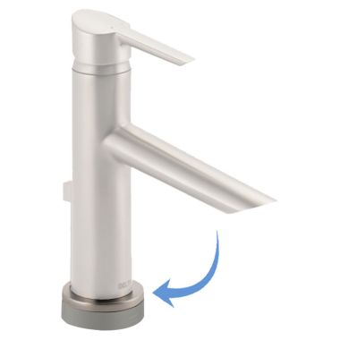 Click here to see Delta RP78258SS Delta RP78258SS Compel Round-Shaped Single-Hole Escutcheon with Gasket, Stainless