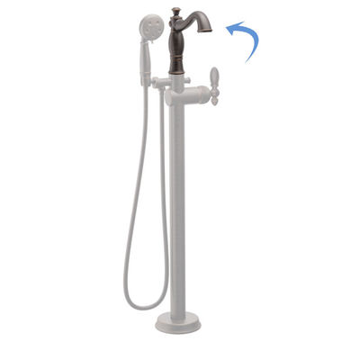 Click here to see Delta RP78288RB Delta RP78288RB Spout for Traditional Floor Mount Tub Filler, Venetian Bronze