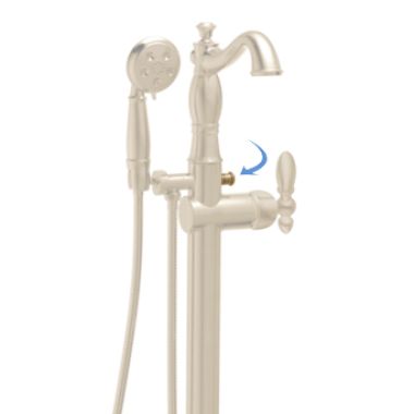 Click here to see Delta RP78368CZ Delta RP78368CZ Diverter Finial for T4797-CZFL-LHP Tub-Filler Trim, Champagne Bronze