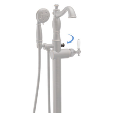 Click here to see Delta RP78368RB Delta RP78368RB Diverter Finial for T4797-RBFL-LHP Tub-Filler Trim, Venetian Bronze