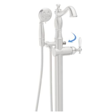 Click here to see Delta RP78368SS Delta RP78368SS Diverter Finial for T4797-SSFL-LHP Tub-Filler Trim, Stainless Steel