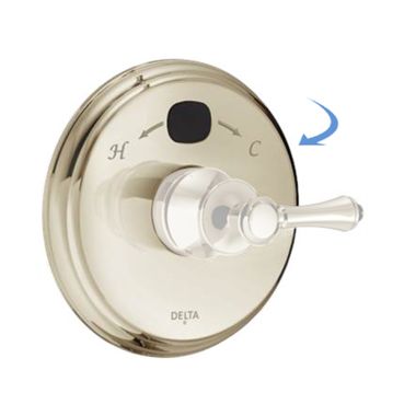 Click here to see Delta RP78573PN Delta RP78573PN Round-Shaped Valve Escutcheon, Polished Nickel