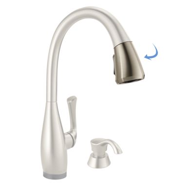 Click here to see Delta RP79533SP Delta Dominic Pull-Down Spray Wand Assembly, SpotShield Stainless - RP79533SP