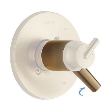 Click here to see Delta RP79573CZ Delta RP79573CZ TRINSIC 17T Volume Handle Assembly - Champagne Bronze