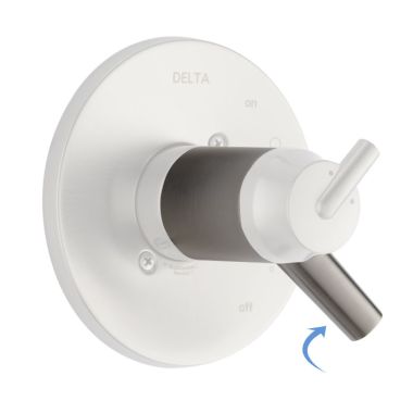 Click here to see Delta RP79573SS Delta Trinsic Stainless Volume Control Handle Assembly TempAssure 17T Series, Lever Handle, ADA-Compliant - RP79573SS