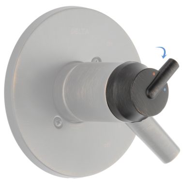 Click here to see Delta RP79574RB Delta Trinsic Venetian Bronze Temperature Knob, Cover, and Screw for TempAssure 17T Series - RP79574RB