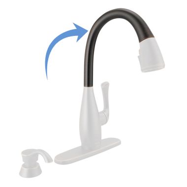 Click here to see Delta RP80227RB Delta RP80227RB DOMINIC Kitchen Spout Assembly - Venetian Bronze