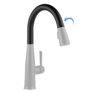 Click here to see Delta RP80520BL Delta Essa Kitchen Spout Assembly, Matte Black -  RP80520BL