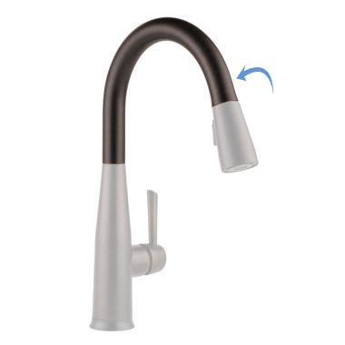 Click here to see Delta RP80520RB Delta Essa Kitchen Spout Assembly, Venetian Bronze - RP80520RB