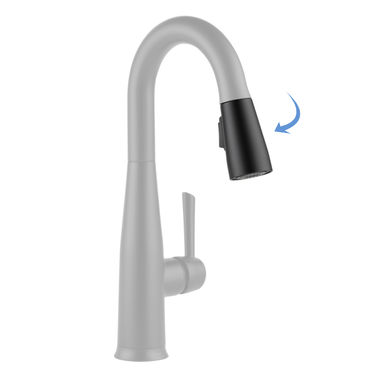 Click here to see Delta RP80524BL Delta Essa Sprayer, ShieldSpray, ADA, Matte Black - RP80524BL
