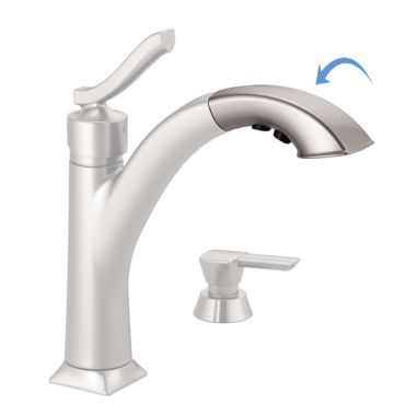 Click here to see Delta RP81303SP Delta RP81303SP Wand with Hose - Spotshield Stainless