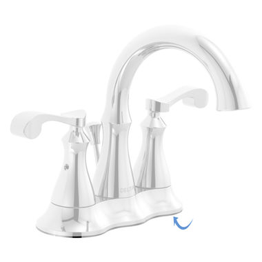 Click here to see Delta RP81407 Delta Arabella Chrome Gasket for 25950LF Two-Handle Centerset Bathroom Sink Faucet - RP81407