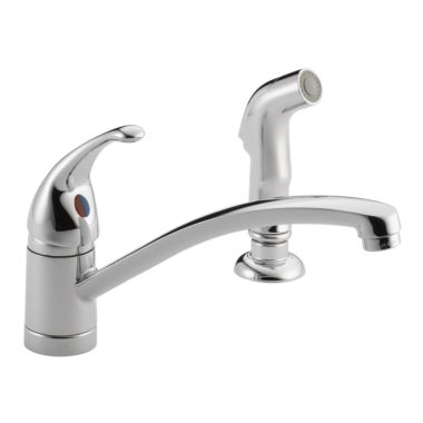 Click here to see Peerless P188501LF Peerless Tunbridge Single-Handle Kitchen Faucet w/ Side Spray, Chrome - P188501LF