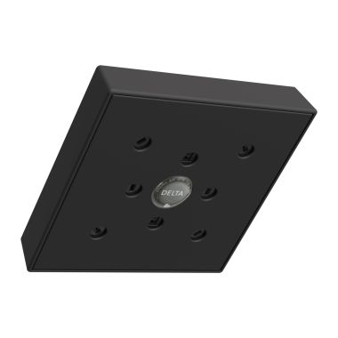 Click here to see Delta RP70171-RB15 Delta Ara Single-Function 6in Square Raincan Shower Head with H2Okinetic PowerDrench Spray, 1.5 GPM, WaterSense, Venetian Bronze - RP70171-RB15