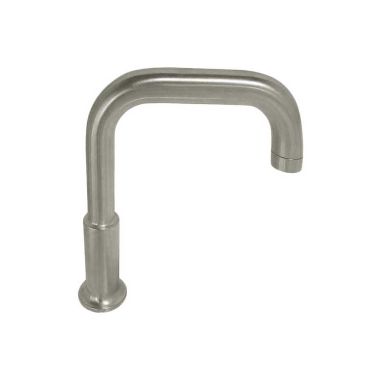 Click here to see Kohler T14428-3-BN Kohler Purist Two-Handle Brushed Nickel Bathroom Faucet Trim, 1.2 GPM, Lever Handle, Gooseneck Spout, Three-Hole, Brass - K-T14428-BN
