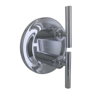 Click here to see Kohler T14489-4-CP Kohler Purist MasterShower Temperature and Volume Control Trim, Lever Handles, Polished Chrome - K-T14489-4-CP