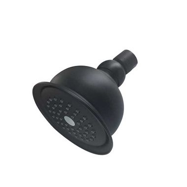Click here to see Danze S1111401BS Danze Tiburon Wall-Mount 4in Bell-Style Shower Head, ADA, 2.5 GPM, Black Satin - S1111401BS