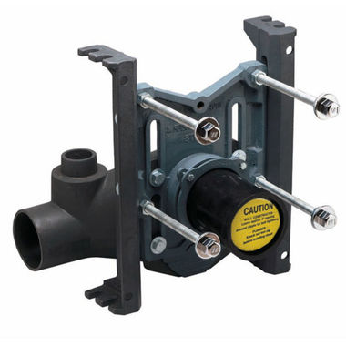 Click here to see Watts ISCA-101-R Watts Cast Iron Single Closet Carrier, Horizontal Right Orientation, Floor Mounted, 2