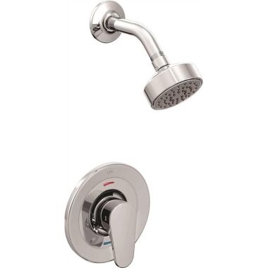 Click here to see Cleveland Faucet 46302CGR CFG Edgestone Round Single-Handle Pressure Balancing Cycling Shower Faucet with 1.75 GPM Shower Head, Lever Handle, Polished Chrome - T46302CGR