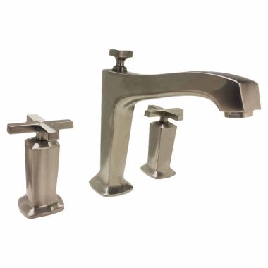 Click here to see Kohler T16237-3-BV Kohler Margaux Bath Faucet Trim, 8-9/16-Inch Spout Reach, Cross Handles, Brushed Bronze Finish, Deck-Mounted Installation - K-T16237-3-BV