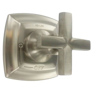 Click here to see Kohler T16241-3-BN Kohler K-T16241-3-BN Margaux Volume Control Valve Trim with Cross handle - Brushed Nickel