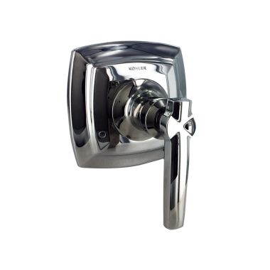 Click here to see Kohler T16242-4-SN Kohler Margaux MasterShower Transfer Valve Trim, Lever Handle, Polished Nickel - K-T16242-4-SN