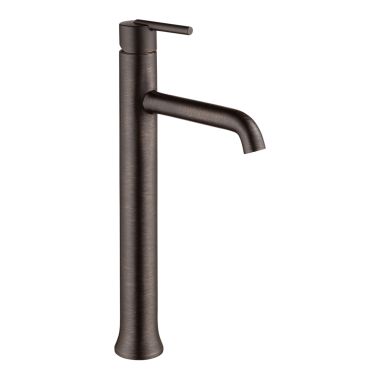 Click here to see Delta 759-RB-DST Delta Trinsic Tube Spout Venetian Bronze Vessel Lavatory Faucet, Less Drain, 1.2 GPM, Single-Handle, DIAMOND Seal, Lever Handle - 759-RB-DST