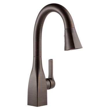 Click here to see Delta 9983-RB-DST Delta Mateo Single Handle Pull-Down Bar/Prep Faucet, Venetian Bronze - 9983-RB-DST
