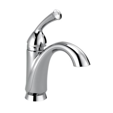 Click here to see Delta 15999-DST Delta Haywood Lavatory Faucet w/ Escutcheon, Plastic Pop-Up, 1.2 GPM, Single-Handle, Lever Handle, Chrome - 15999-DST