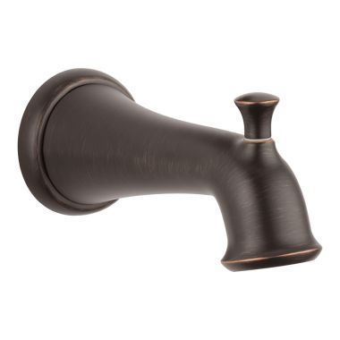 Click here to see Delta RP83676RB Delta Linden Tub Spout w/ Pull-Up Diverter, Venetian Bronze - RP83676RB
