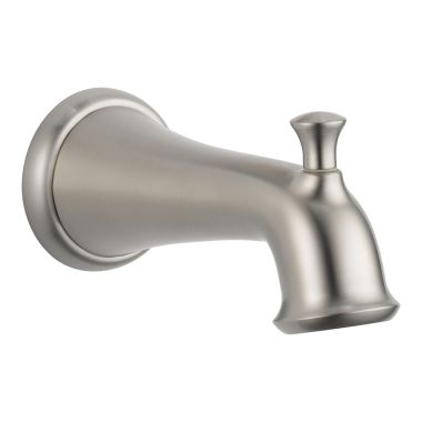 Click here to see Delta RP83676SS Delta Linden Tub Spout w/ Pull-Up Diverter, Stainless - RP83676SS
