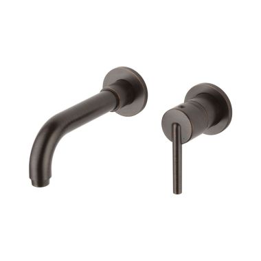 Click here to see Delta T3559LF-RBWL Delta Trinsic Tube Spout Wall-Mount Venetian Bronze Lavatory Faucet Trim for 4