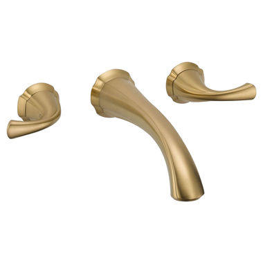 Click here to see Delta T3592LF-CZWL Delta Addison Wall-Mount Champagne Bronze Lavatory Faucet Trim for 8