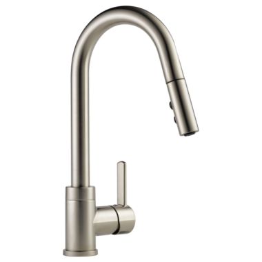 Click here to see Peerless P188152LF-SS Peerless Precept Stainless Single Handle Deck Mount Kitchen Faucet, 1.5 GPM, ADA, Low Lead Certified - P188152LF-SS