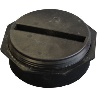 Click here to see Sioux Chief 875-2A Sioux Chief Tomahawk ABS 2in Spigot Cleanout Bushing with Plug, Black - 875-2A