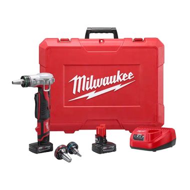 Click here to see Milwaukee 2432-22XC MILWAUKEE 2432-22XC M12 PROPEX EXPANSION TOOL KIT WITH XC BATTERIES