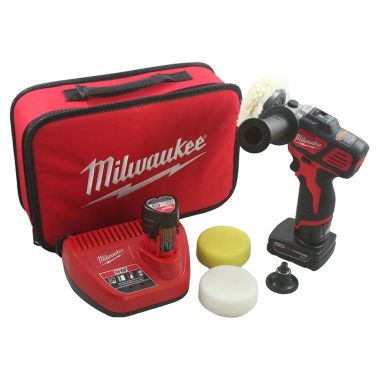 Click here to see Milwaukee 2438-22X MILWAUKEE 2438-22X M12 VARIABLE SPEED POLISHER/SANDER XC/CP KIT