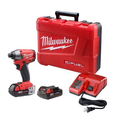 Click here to see Milwaukee 2753-22 Milwaukee 2753-22 Cordless Hex Impact Driver Kit