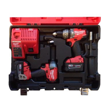 Click here to see Milwaukee 2897-22 Milwaukee 2797-22 Cordless 2-Tool Combo Kit, 18 V
