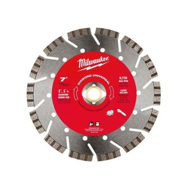 Click here to see Milwaukee 49-93-7120 Milwaukee 49-93-7120 Diamond Universal Segmented Turbo Blade, 7
