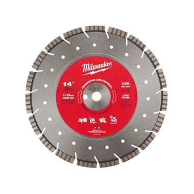 Click here to see Milwaukee 49-93-7140 Milwaukee 49-93-7140 Diamond Universal Segmented Turbo Blade, 14