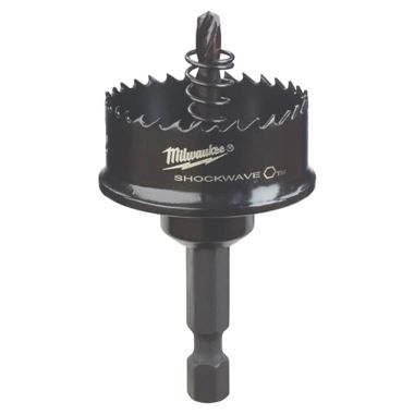 Click here to see Milwaukee 49-56-9825 Milwaukee 49-56-9825 Thin Wall Hole Saw, 1-1/4 in Dia, 1/4 in Hexagonal, High Speed Steel