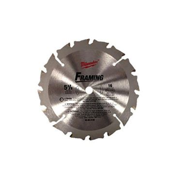 Click here to see Milwaukee 48-40-4105 Milwaukee 48-40-4105 Circular Saw Blade, 5-3/8 16 Carbide Teeth