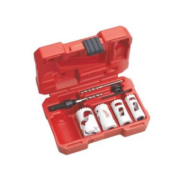 Click here to see Milwaukee 49-22-4088 Milwaukee 49-22-4088 7-pcs Compact Electrician's Hole Dozer Hole Saw Kit