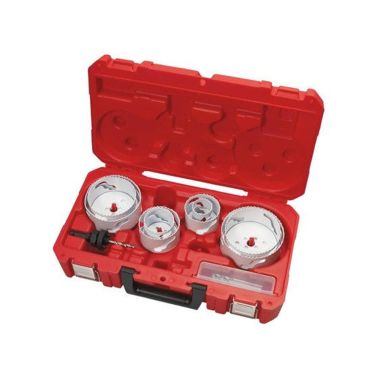 Click here to see Milwaukee 49-22-4142 Milwaukee 49-22-4142 12-pcs Large Diameter Plumber's Hole Dozer Hole Saw Kit
