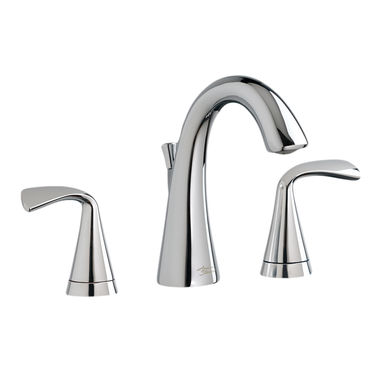 Click here to see American Standard 7186.801.002 American Standard Fluent Two Metal LeverHandles Widespread Chrome Lavatory Faucet with Metal Pop-up Drain, 1.5 GPM, WaterSense - 7186801.002