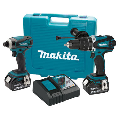 Click here to see Makita XT218 Makita XT218 18V LXT Lithium-Ion Cordless 2-Pc. Combo Kit (3.0Ah)