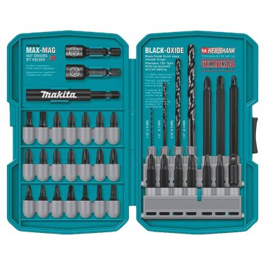 Click here to see Makita T-01373 Makita 38-Piece Impact Drill/Driver Bit Set with Ultra-Lok Hex Shanks - T-01373