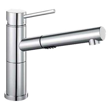 Click here to see Blanco 441488 Blanco 441488 Chrome Alta Compact Pull-Out Faucet, 2.2 GPM